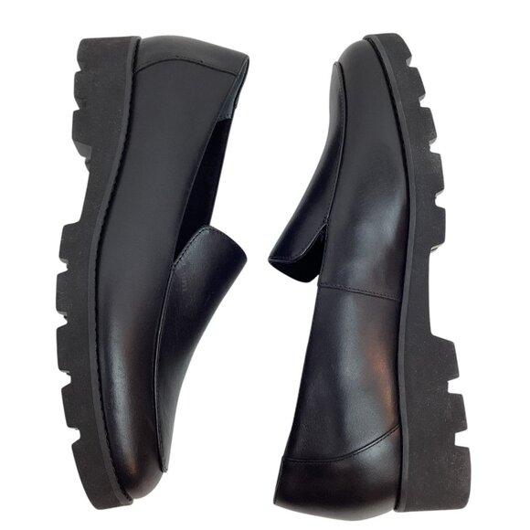 Vionic Kensley Womens 9.5 Black Leather Comfort Loafers - Picture 3 of 9